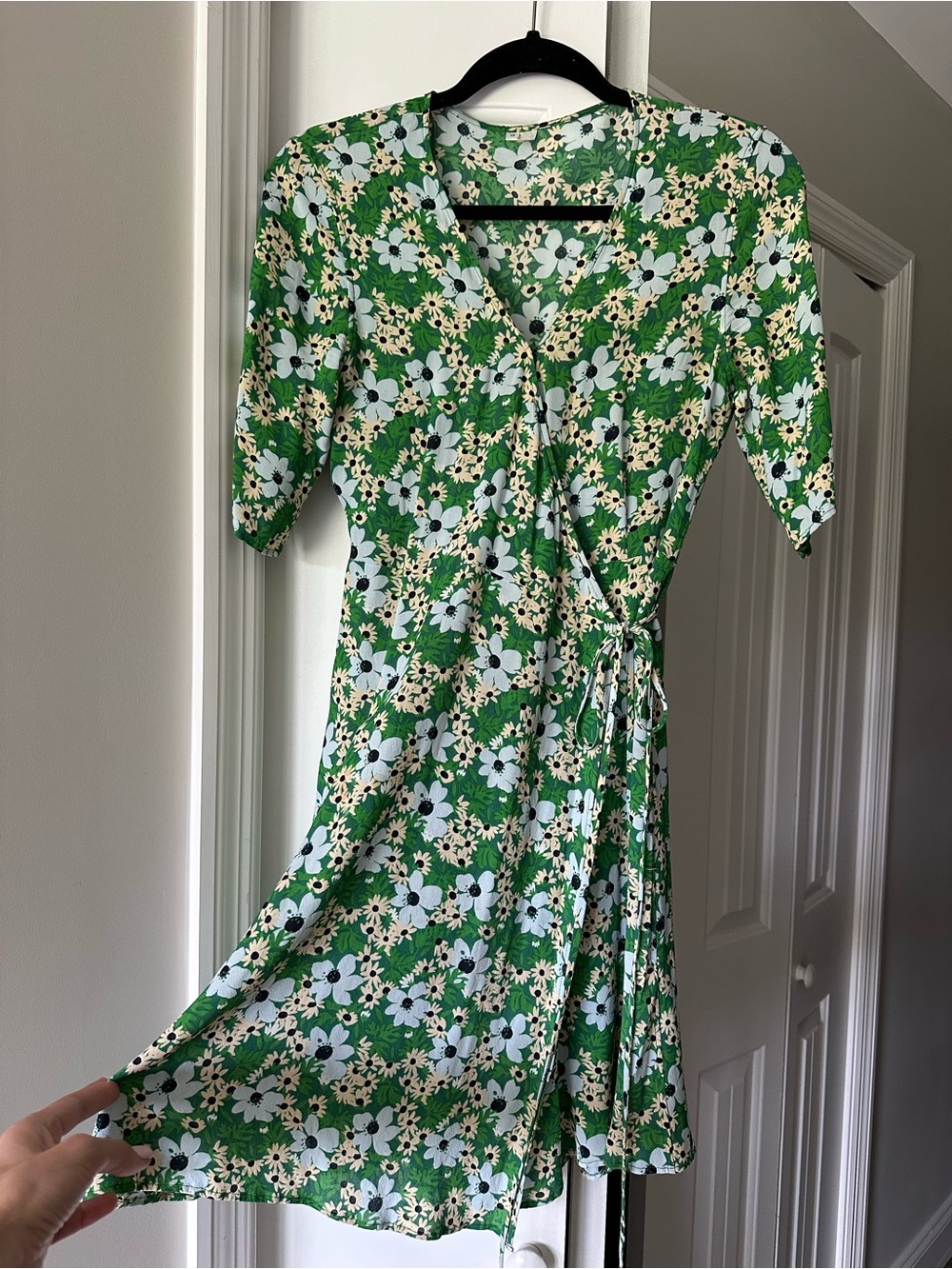 Arket Floral Wrap Dress